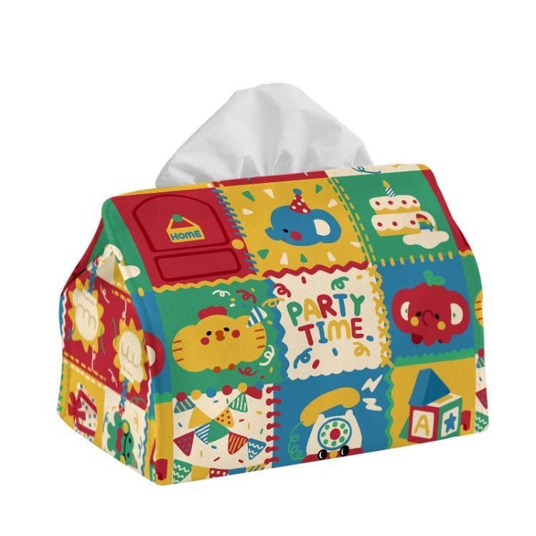 Decorative Cartoon-Themed Tissue Box Cover Stornfield