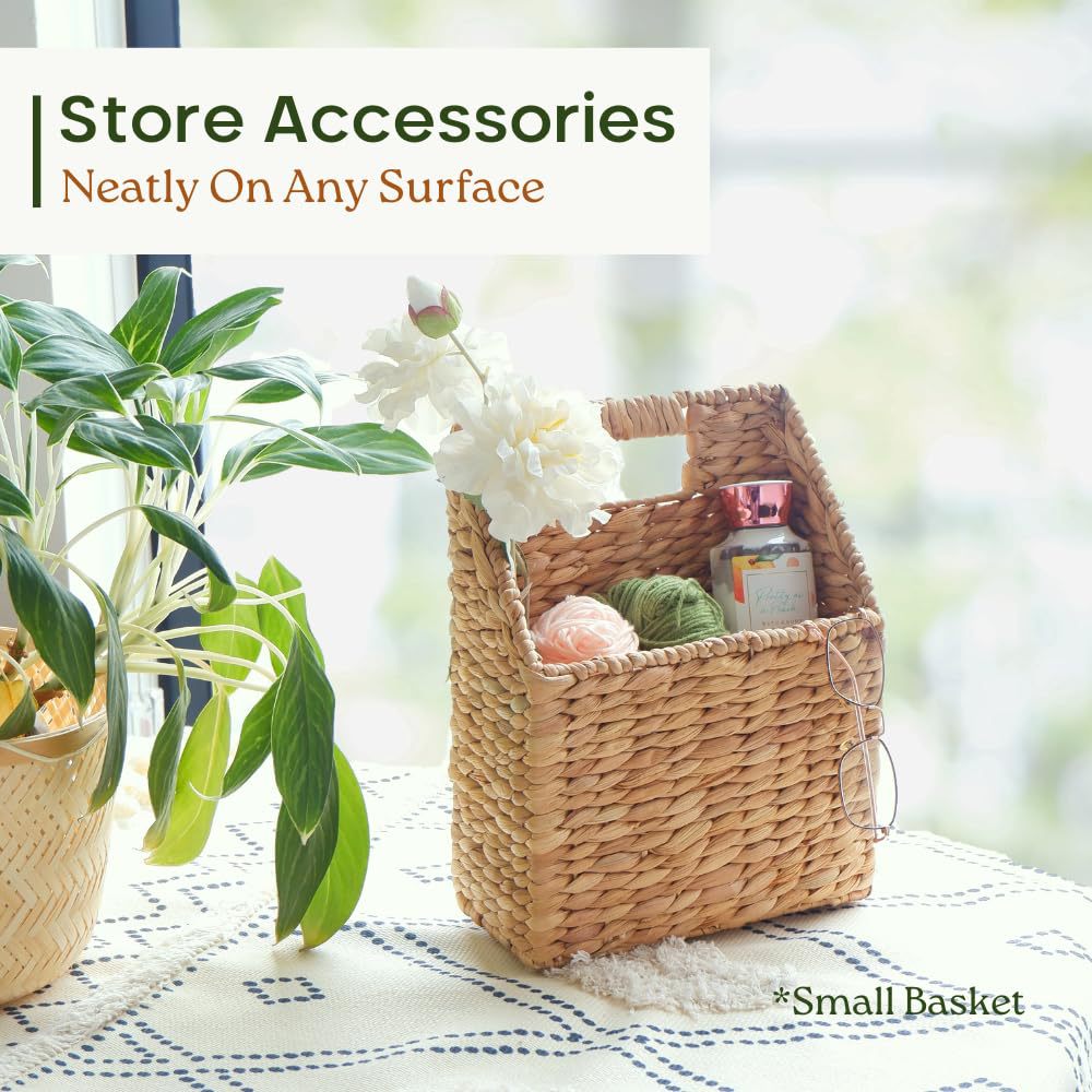 Decorative Woven Trash Bin Stornfield