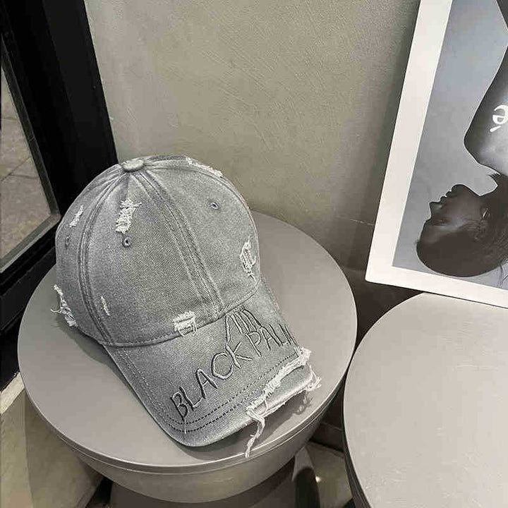Women's Distressed Denim Baseball Cap Stornfield 1784188369