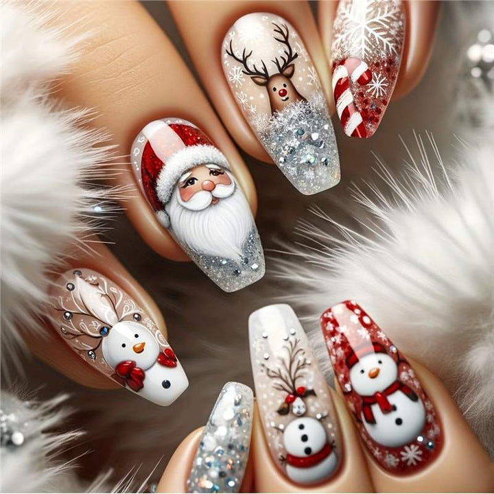 Festive Holiday Themed Nail Art Stornfield