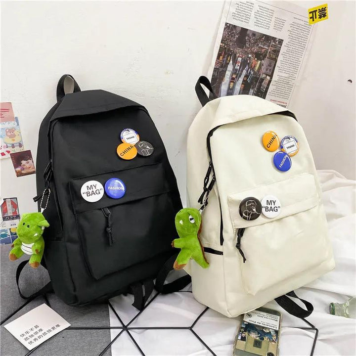 Backpack with Creative Badge Design Stornfield