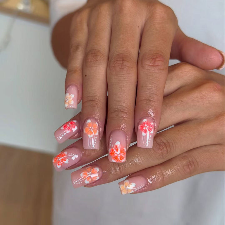 Floral Acrylic Nail Art Design Set  1790958182
