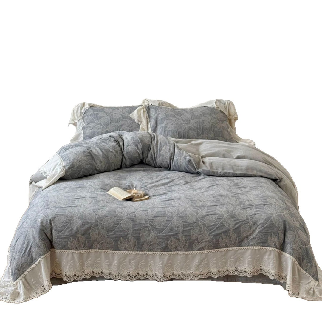 Cotton‑Linen Bedding Set