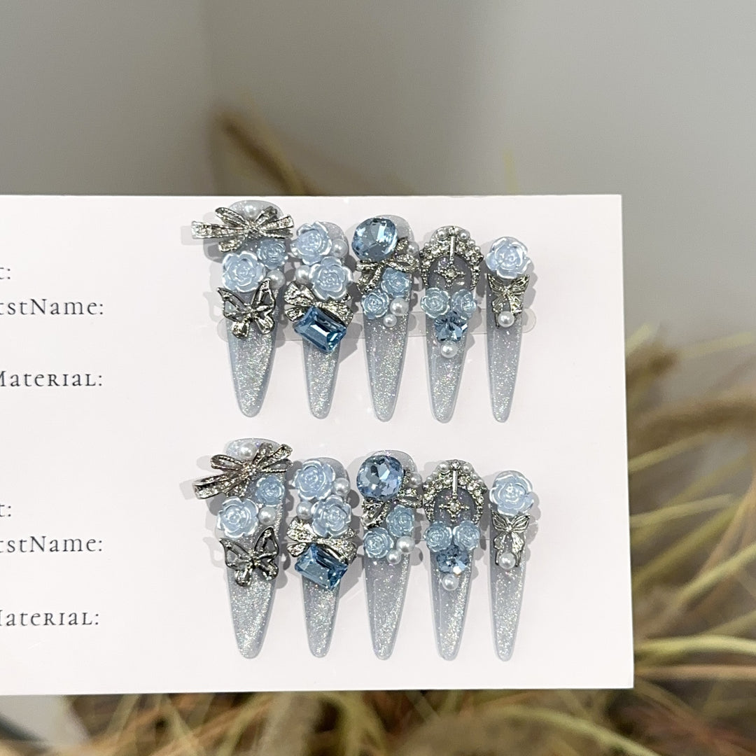 Decorative Floral Hair Clip Set