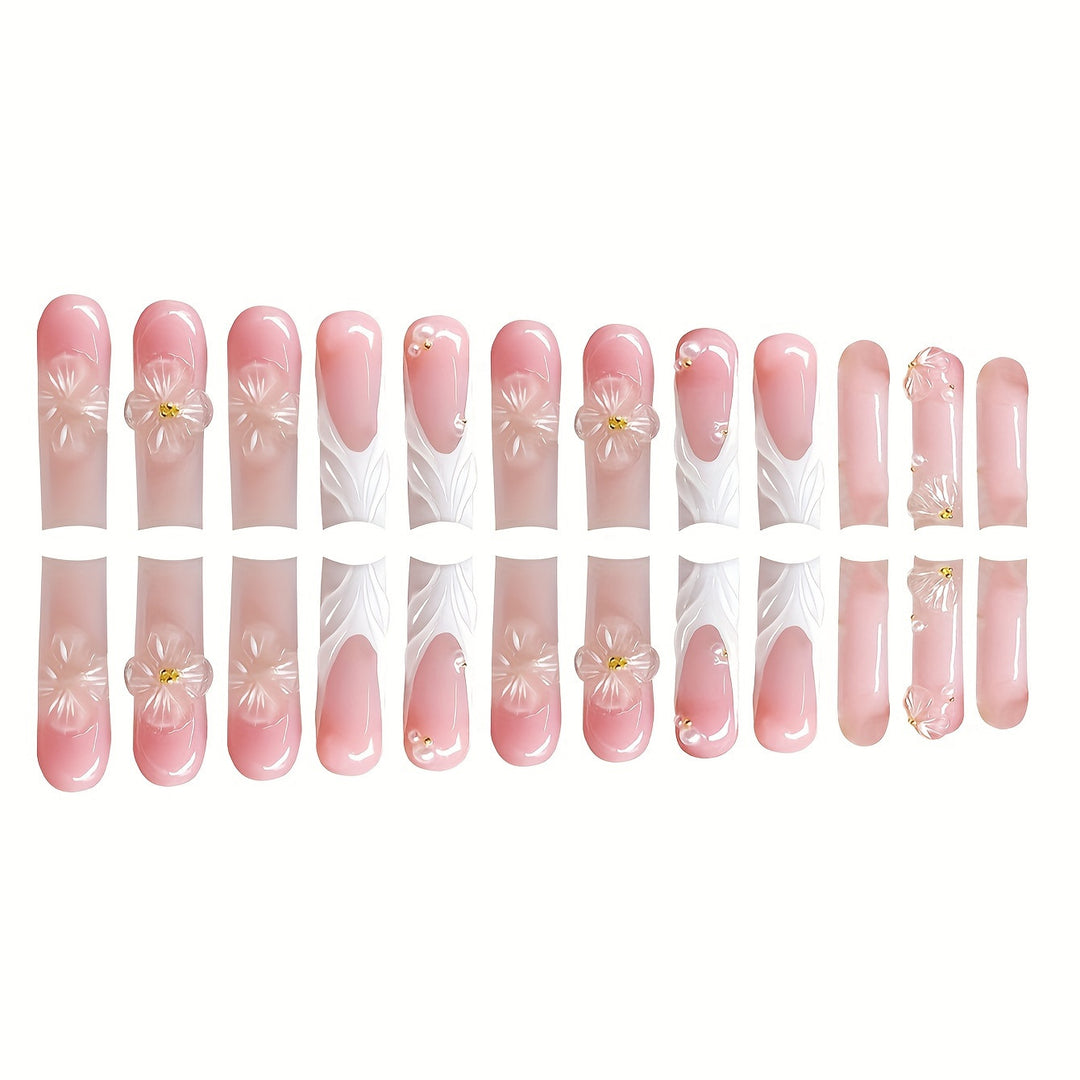 Decorative Press-On Nail Set Stornfield