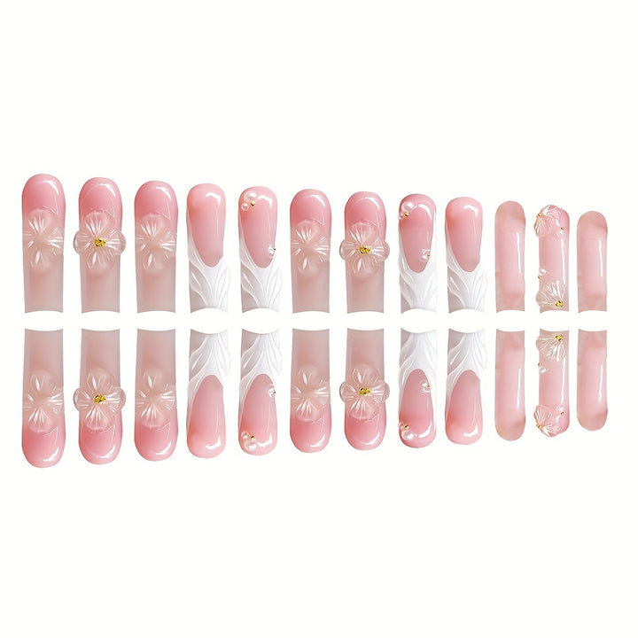 Decorative Press-On Nail Set Stornfield