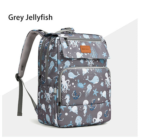 Adventure-Ready Ocean-Themed Backpack Stornfield