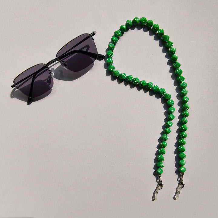 Fashionable Glasses Chain Made of Colorful Beads Stornfield
