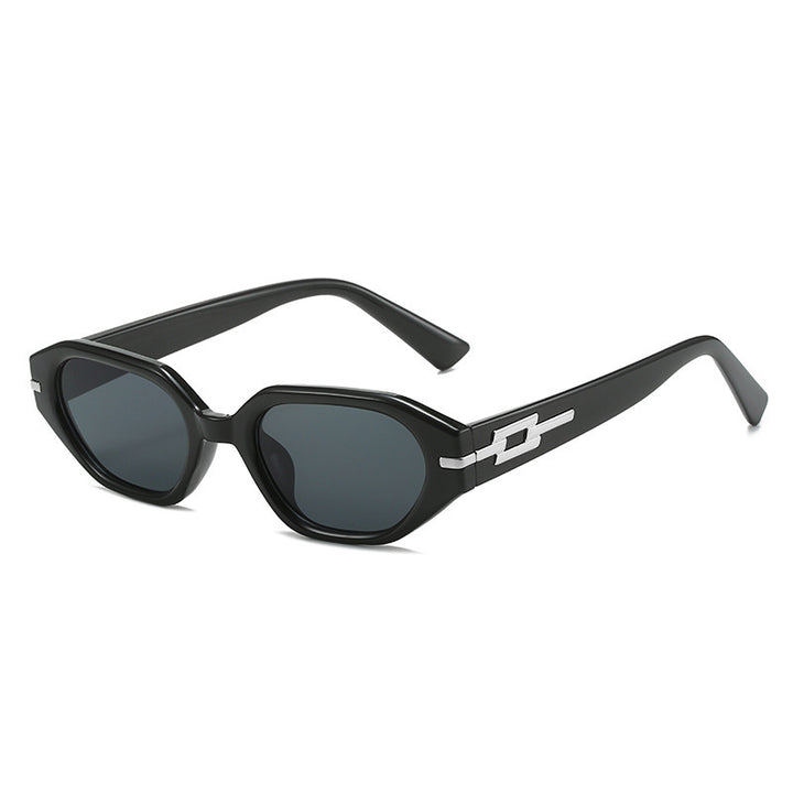 Elegant Retro Inspired Faceted Sunglasses Stornfield