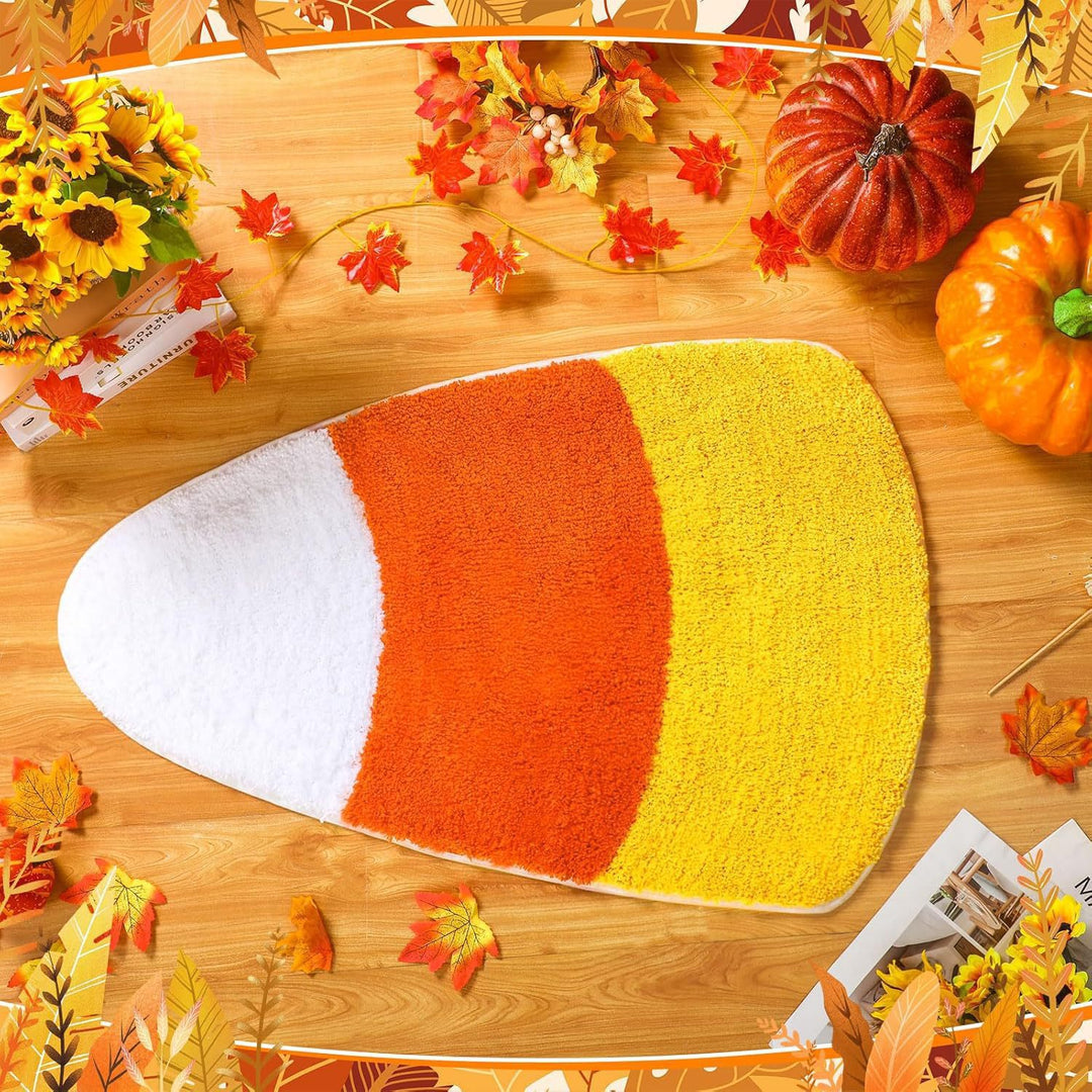 Ghost-Themed Plush Bath Mat Stornfield