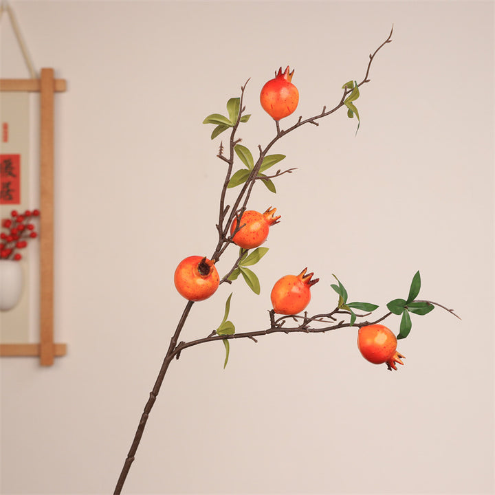 Decorative Pomegranate Branch Arrangement