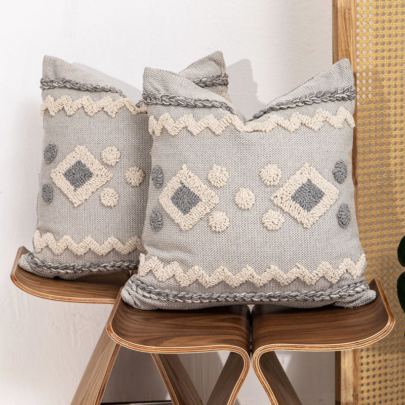 Geometric Pattern Decorative Pillow