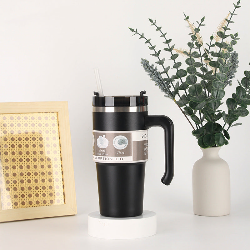 Unisex thermos mug with 3-in-1 drinking options Stornfield
