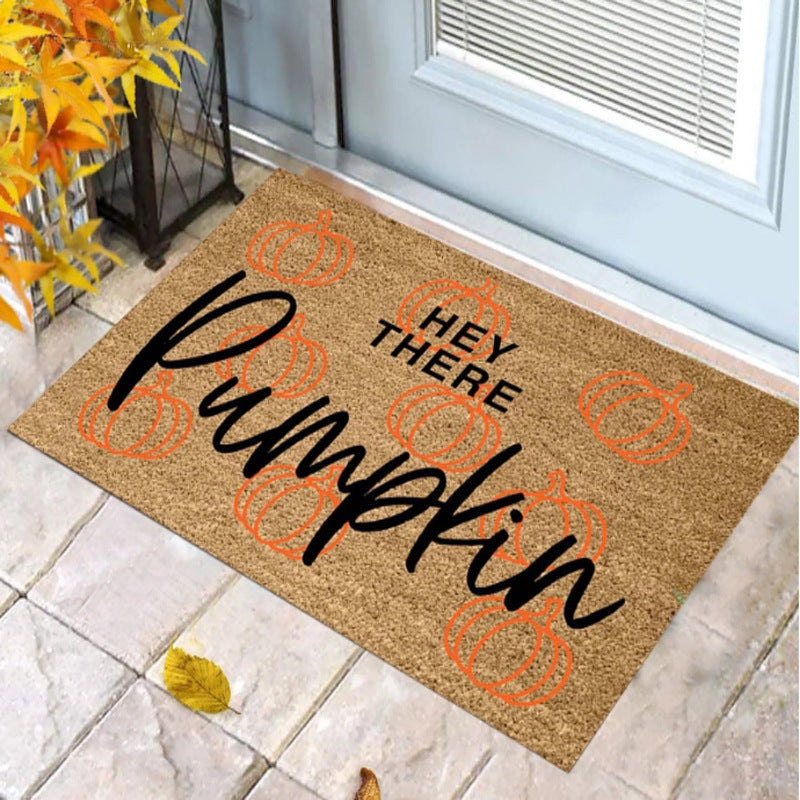 Halloween-Themed Decorative Doormat
