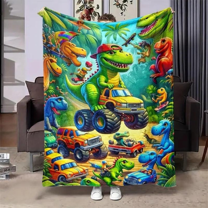 Artistic Butterfly-Inspired Fleece Blanket