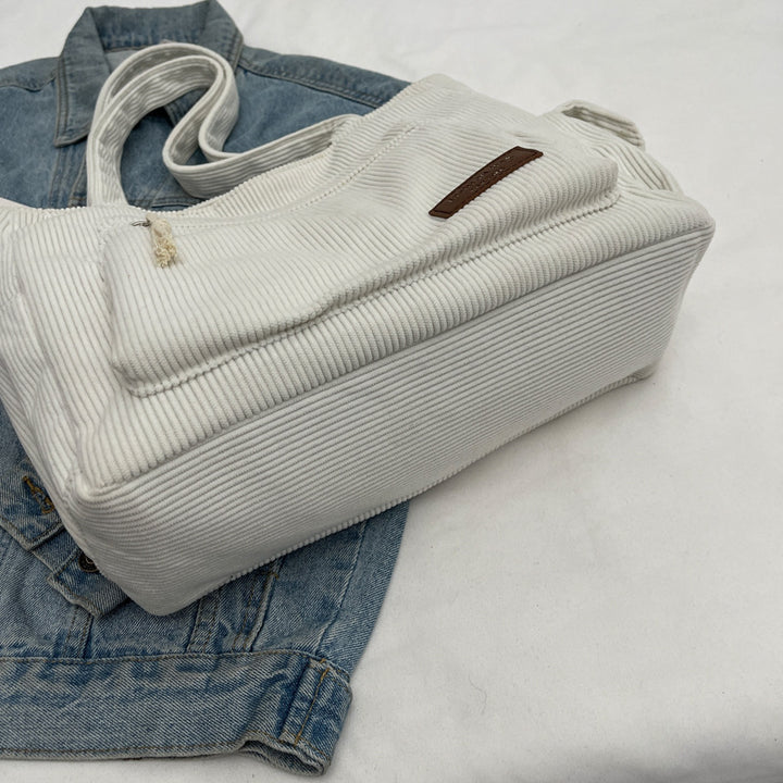 Corduroy Fashion Tote Bag