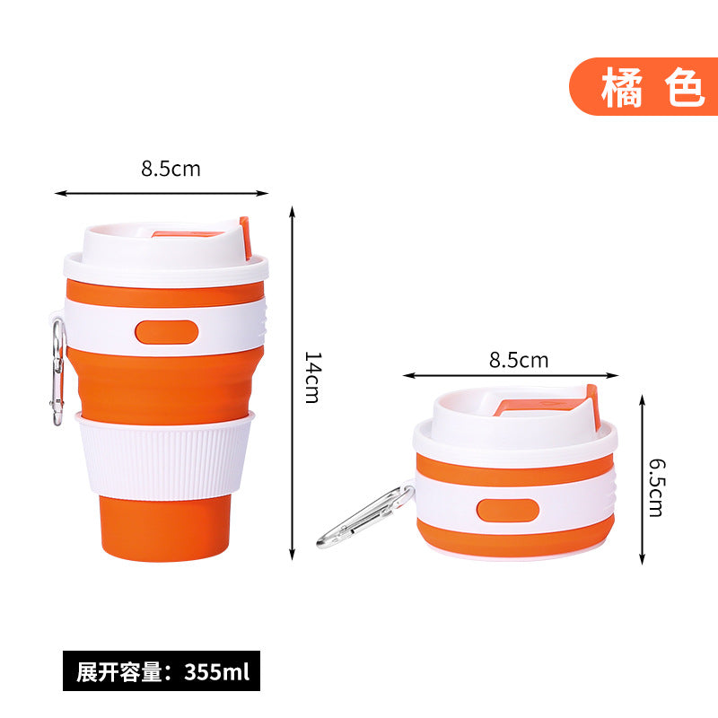 Unisex collapsible cup with practical carabiner Stornfield