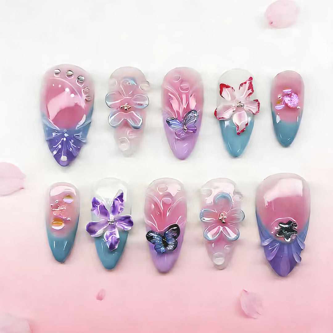 Floral Art Press-On Nail Collection Stornfield