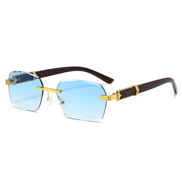 Women’s fashionable square sunglasses with golden accents Stornfield