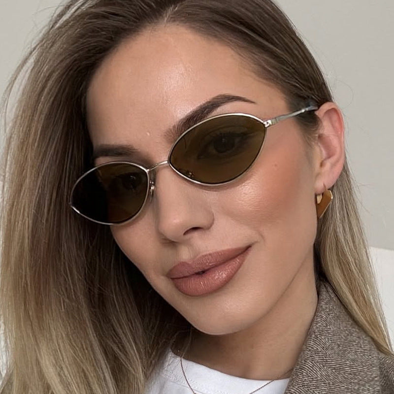 Ladies' fashionable sunglasses with oval design and polarized lenses Stornfield