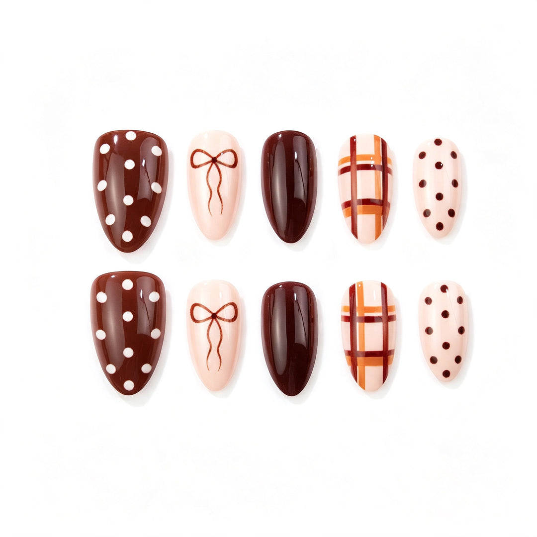 Premium Artistic Press-On Nail Set