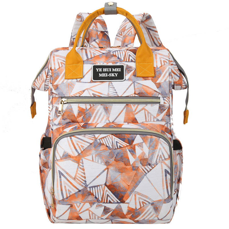 Stylish Geometric Print Backpack Stornfield
