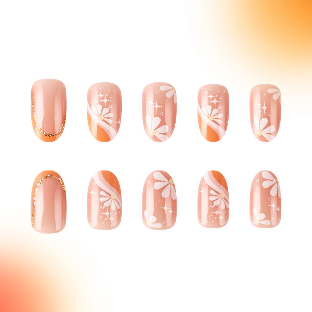 Elegant Floral Design Nail Art Stornfield