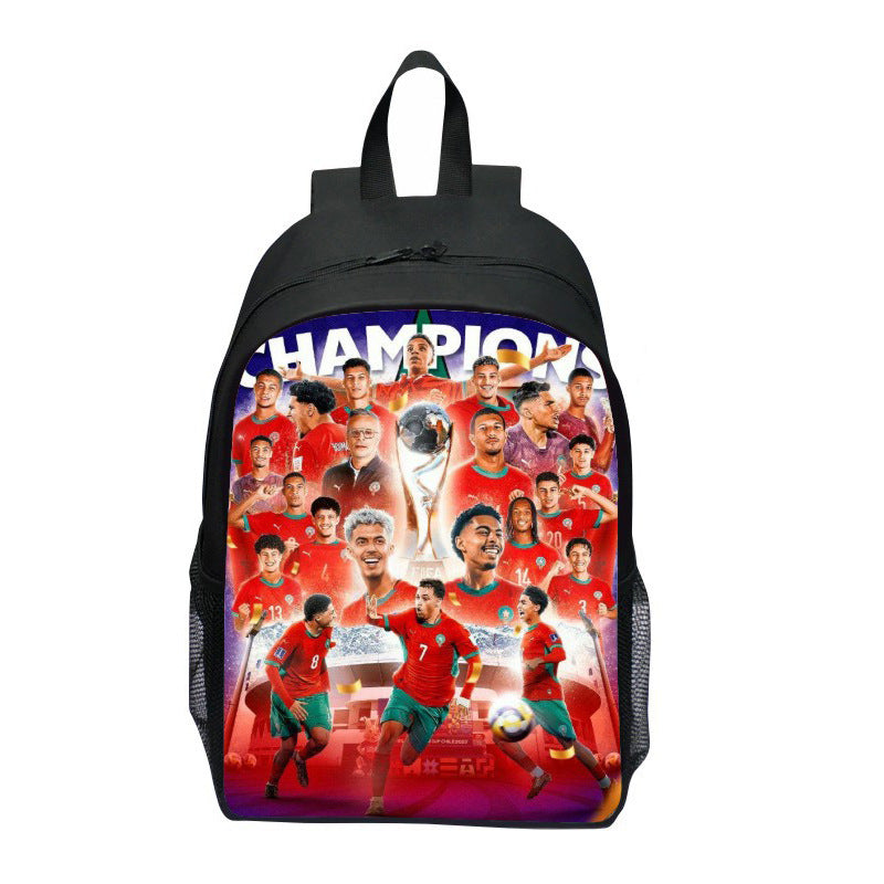 Sporty backpack with Wm trophy design Stornfield