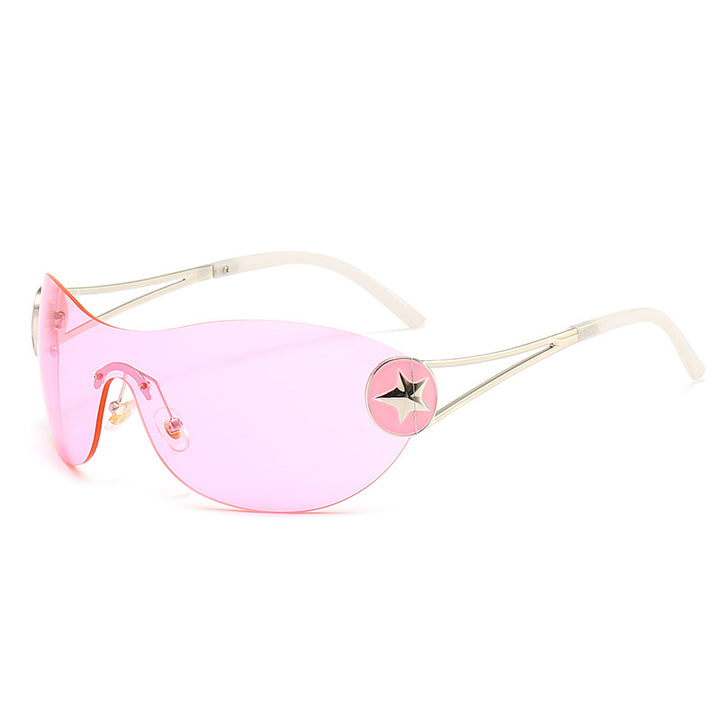 Women's fashionable sunglasses with transparent design and stylish accents Stornfield