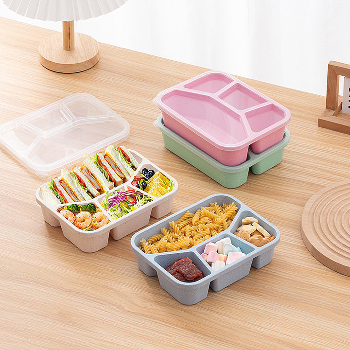 Multi-Compartment Food Storage Container Set
