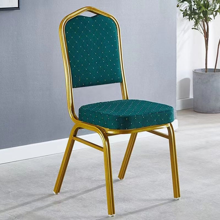 Elegant Upholstered Dining Chair with Gold Frame Stornfield