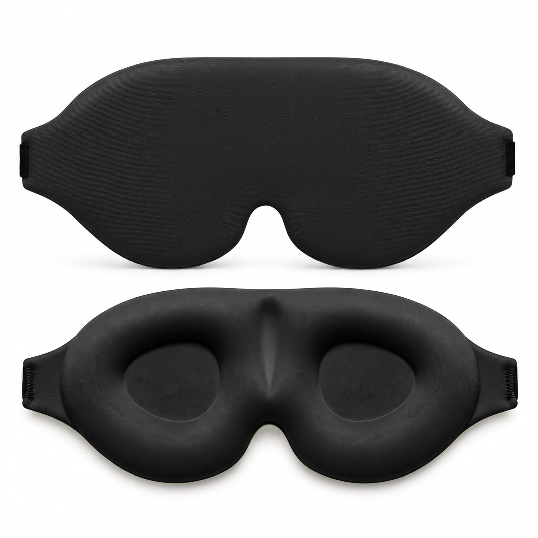 Sculpted Ergonomic Eye-Cup Memory-Foam Sleep Mask Stornfield