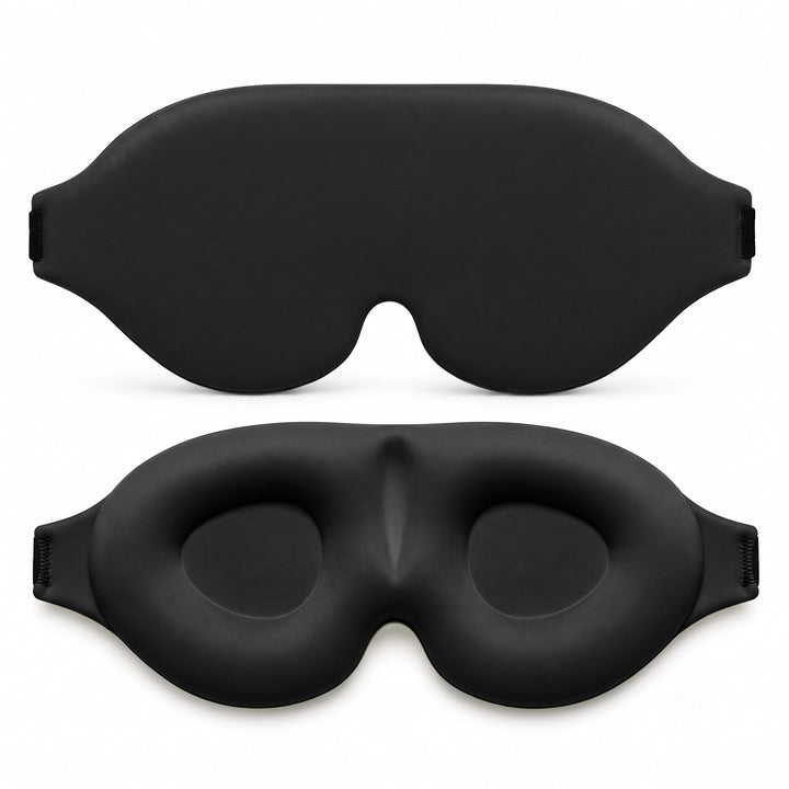 Sculpted Ergonomic Eye-Cup Memory-Foam Sleep Mask Stornfield