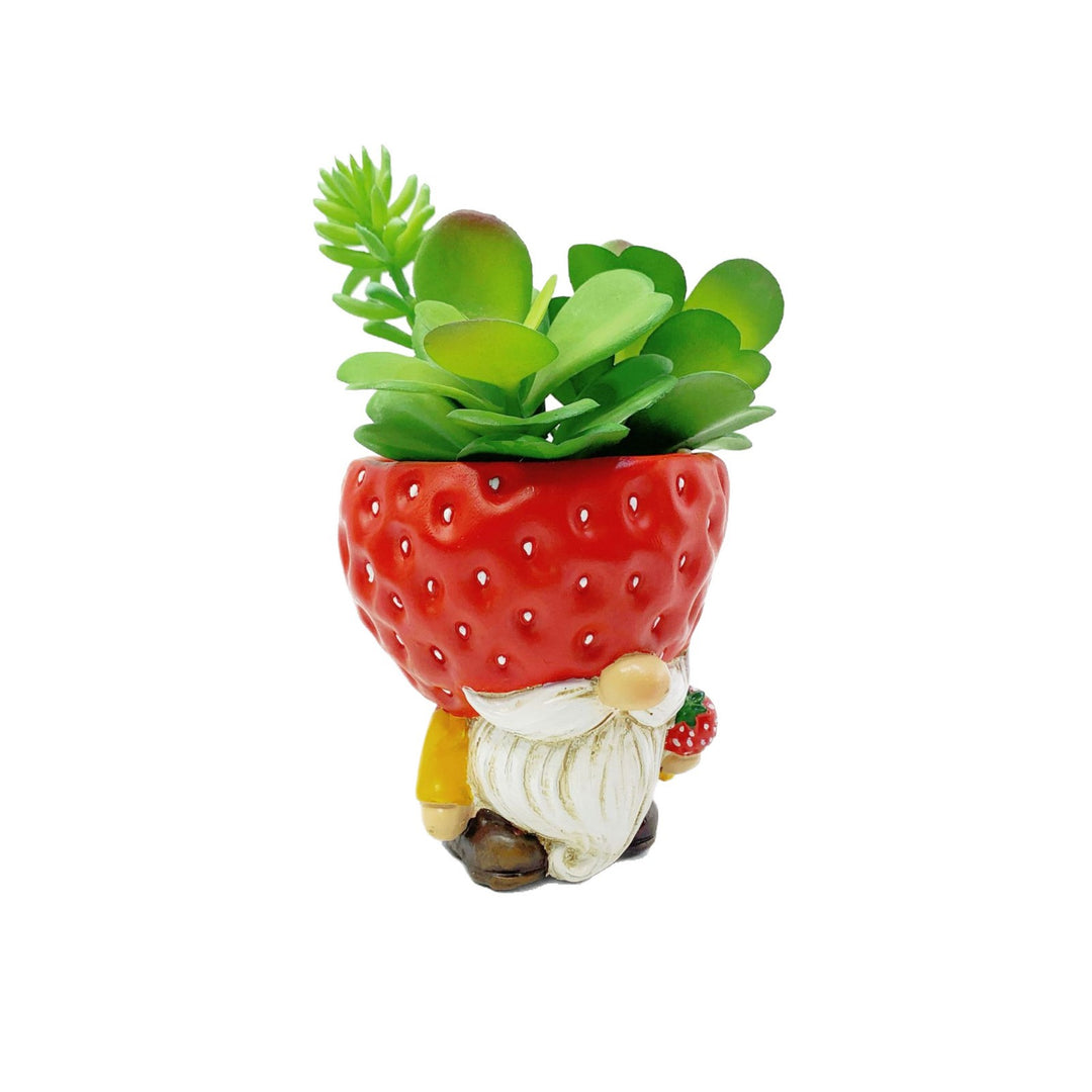 Original flower pot figure with gnome motif Stornfield