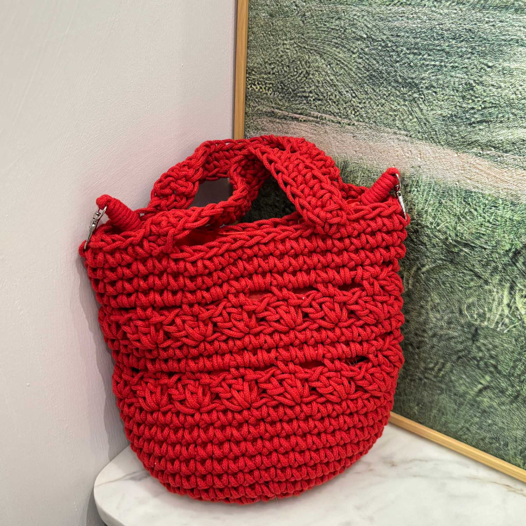 Hand-knotted Tote Bag Stornfield