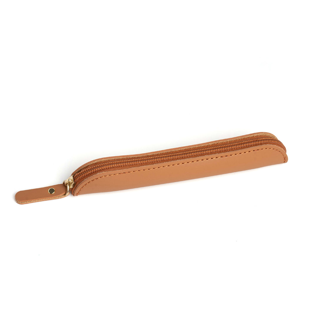 Elegant Leather Pencil Pouch Stornfield