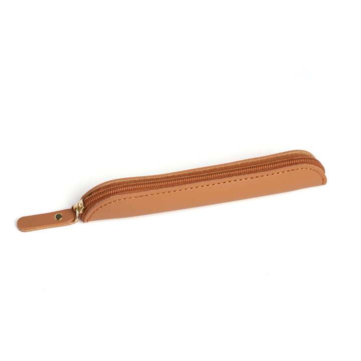 Elegant Leather Pencil Pouch Stornfield