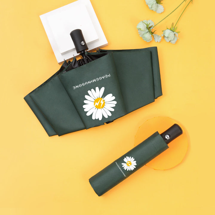 Women's foldable UV protection umbrella with practical carry pouch Stornfield