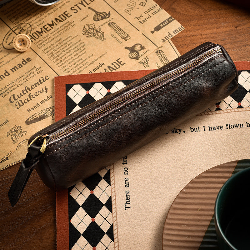 Stylish Leather Pencil Case