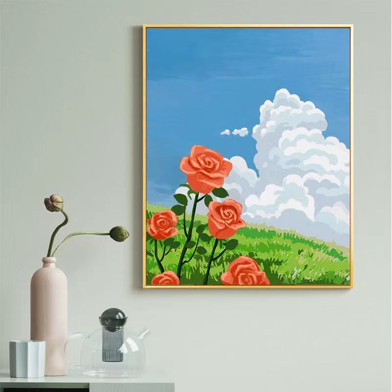 Sunflower-Themed Canvas Art Print Stornfield