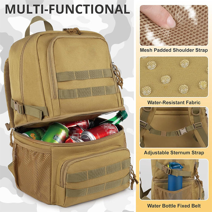 Multifunctional outdoor backpack with cooler Stornfield