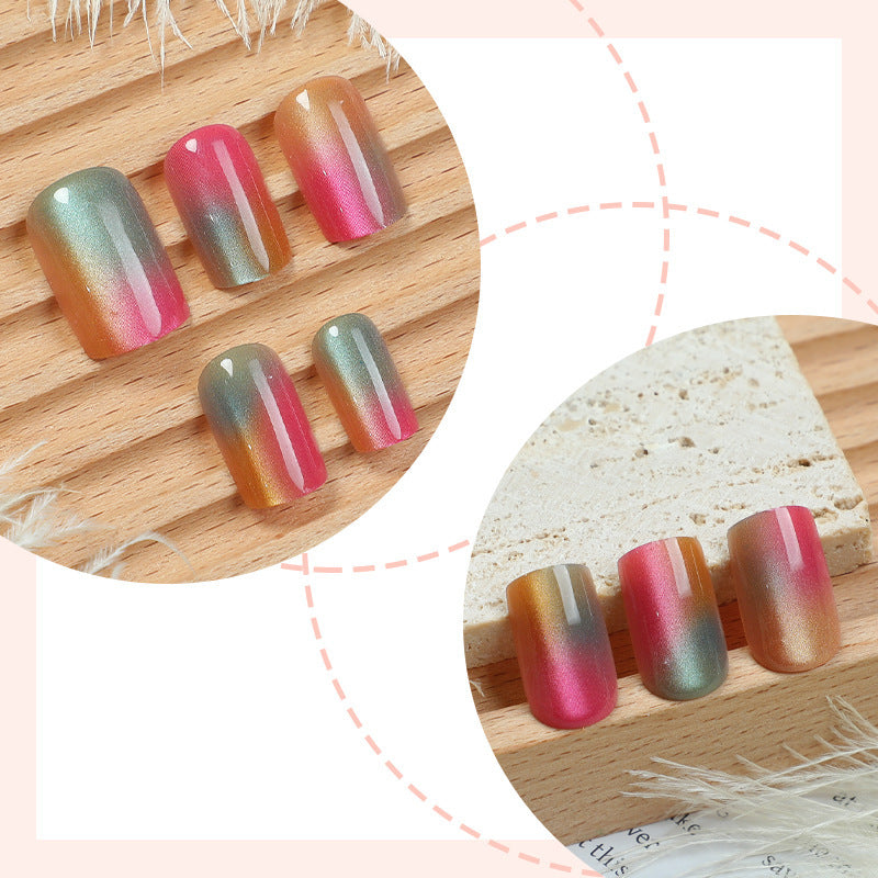 Acrylic nail set with gradient design Stornfield