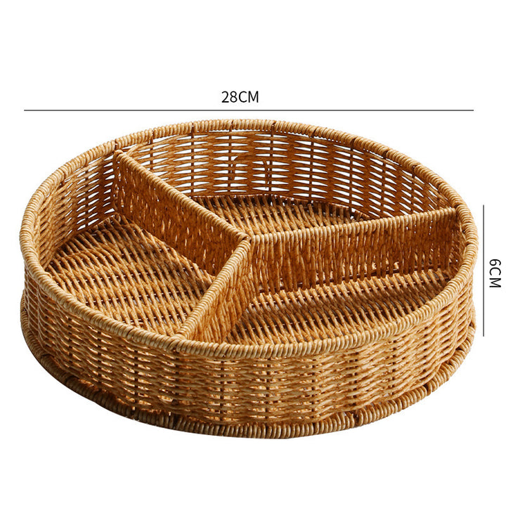 Multi-Sectional Woven Storage Basket Stornfield