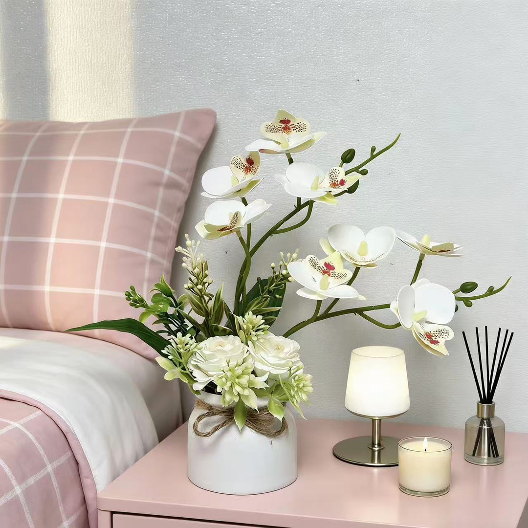 Home Decorative Artificial Orchid for Indoor Display and Styling