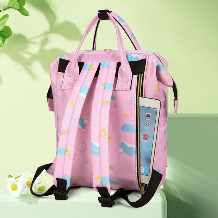 Whimsical Print Multi-Functional Baby Backpack Stornfield