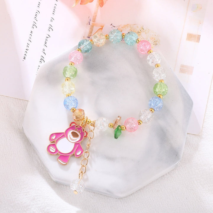 Playful bracelet with colorful glass beads Stornfield
