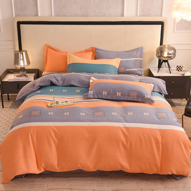 Luxury Striped Bedding Set