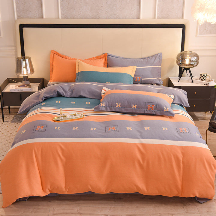 Luxury Striped Bedding Set