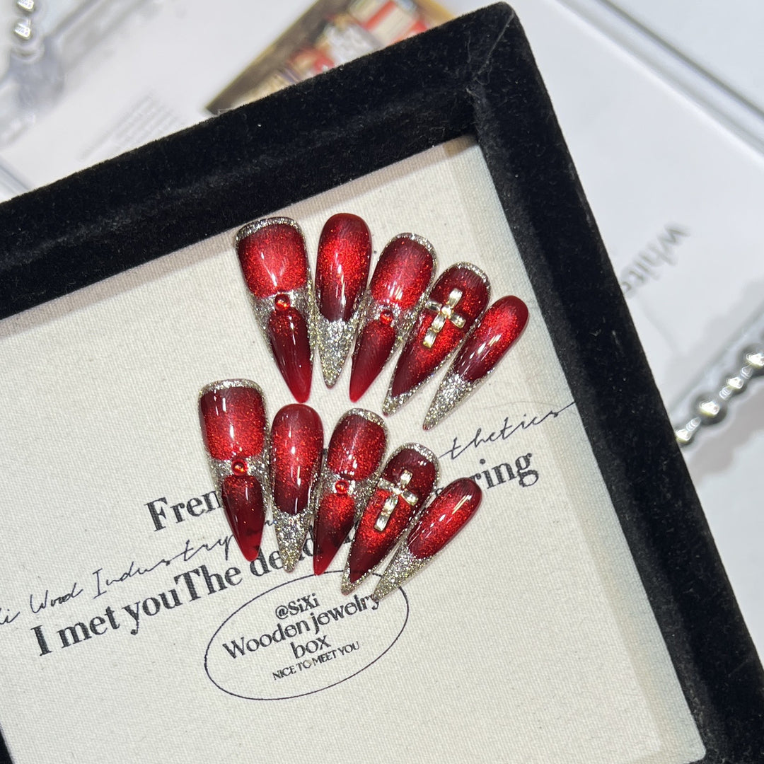 Glamorous Stiletto Press-On Nail Set
