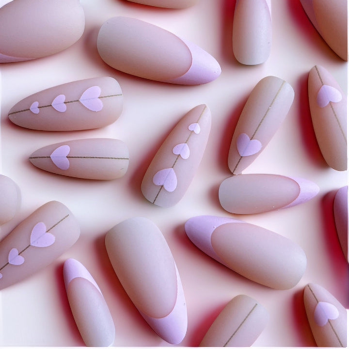 Heart-Inspired Elegant Nail Art Stornfield